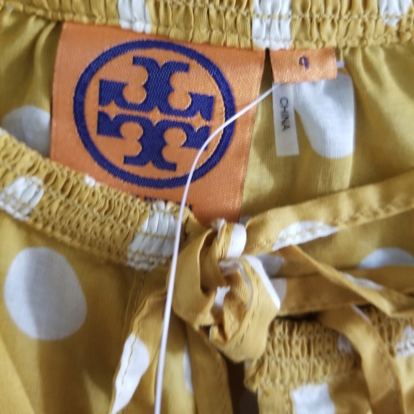 Tory Burch Polka Dot Blouse Cotton 100% 4 - Picture 8 of 11